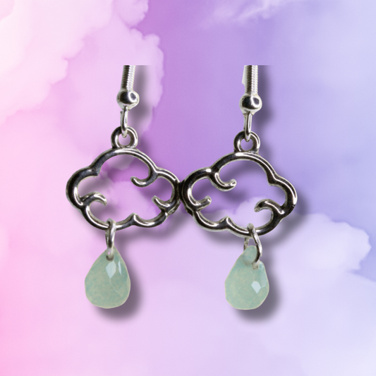 Anime Cloud Drop Earrings