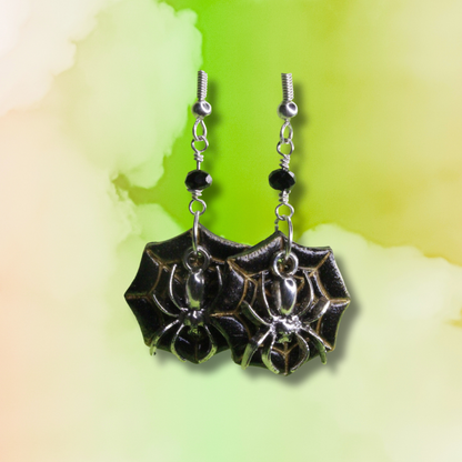 Spider Web Earrings