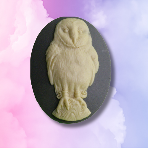 Owl Cameo Large Ring
