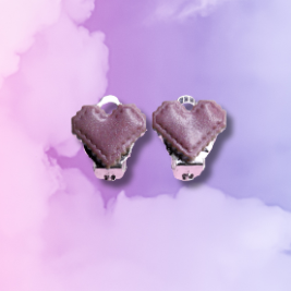 Pixel Heart Clip-On