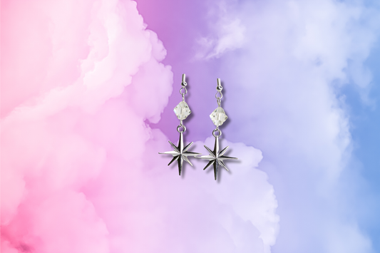 Star with Large Clear Swarovski