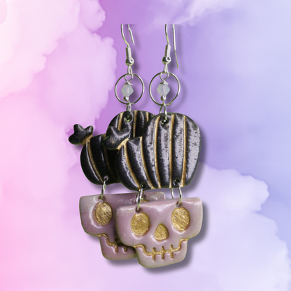 Skull Pot Earrings