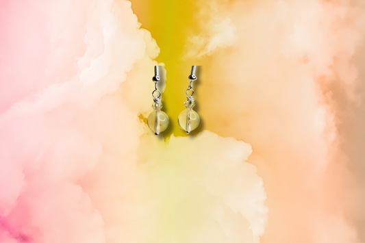 Citrine and Light Amber Swarovski Earrings
