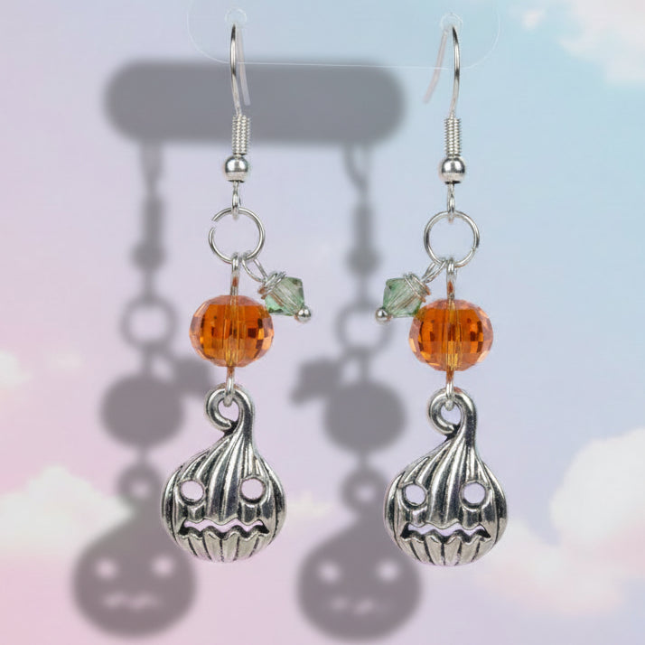 Jack O'Lantern Goud Earrings