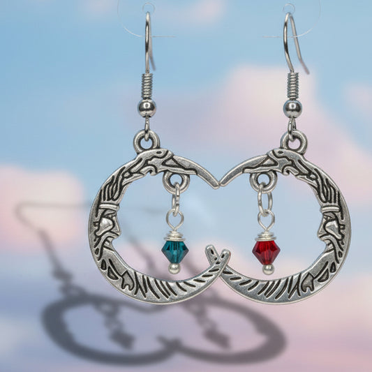 Santa Moon Earrings