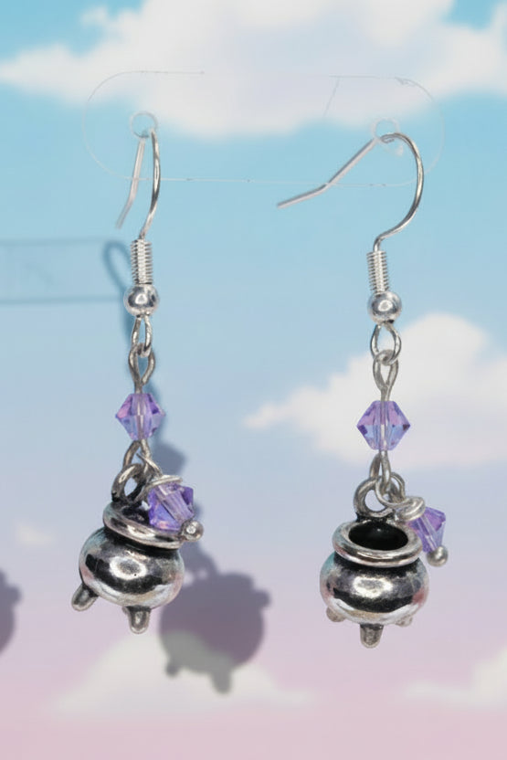 Bubble Cauldron Earrings