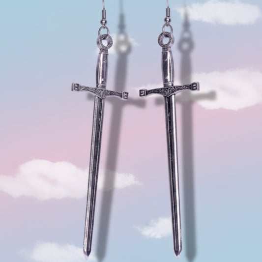 Medieval Sword Earrings
