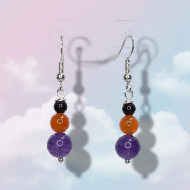 Gemstone Stack Earrings