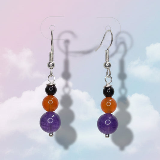 Gemstone Stack Earrings