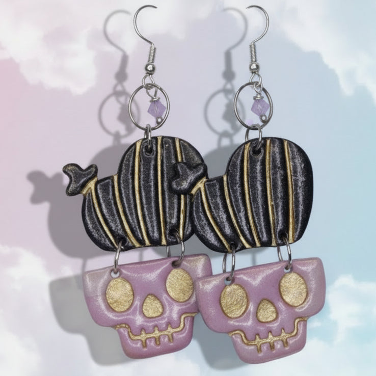 Skull Pot Earrings